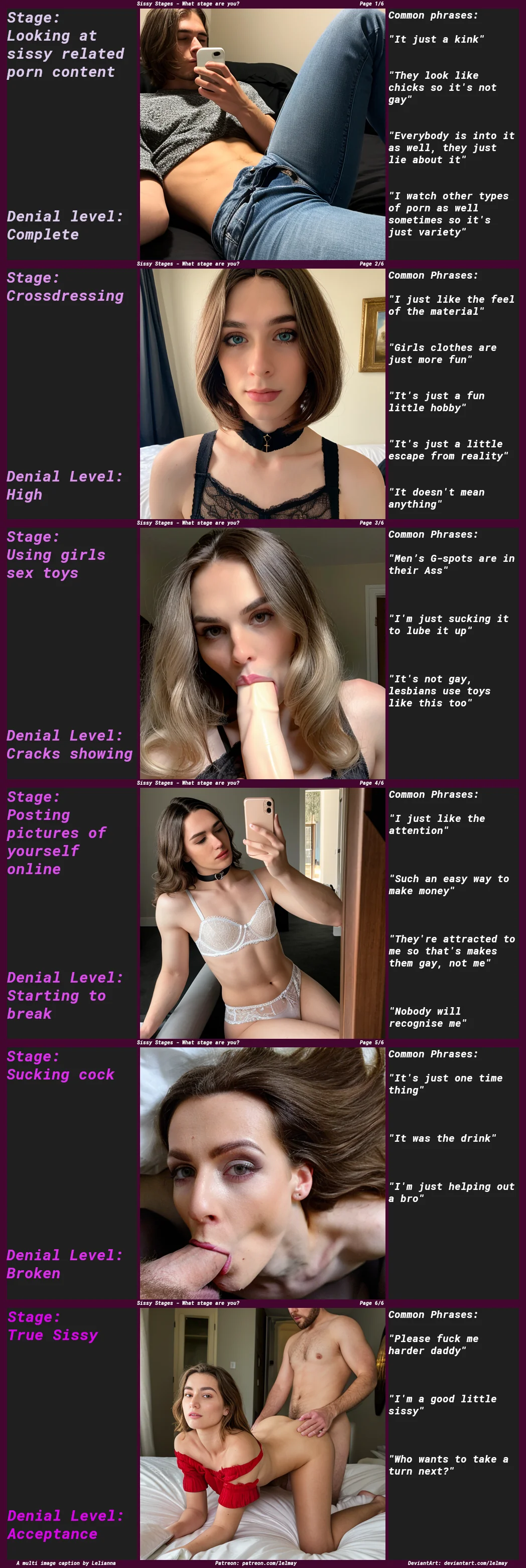 Sissy Slut Stages: How Deep Are You In That Dick-Hungry Trance? picture 5 of 7