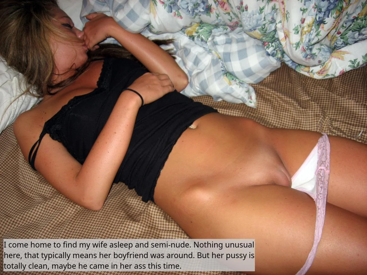 Slutty Wife's Secret Lesbian Hookup Gets Filthy picture 1 of 1