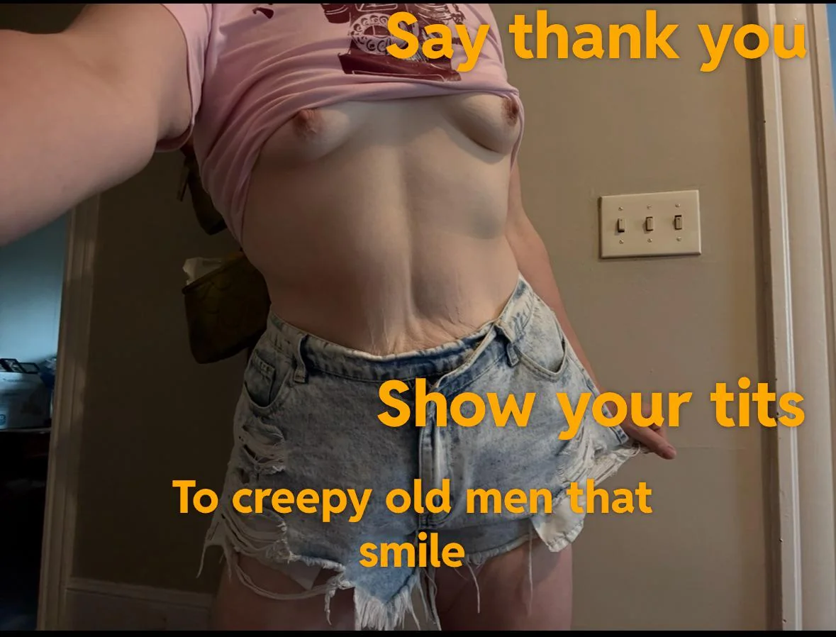 Tease the Dirty Old Perverts picture 1 of 1