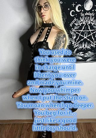 Daddy's Naughty Toyboy Takes My Strap-On Like a Good Little Bitch'