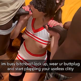 Get on your knees and worship that BBC, beta boy!'