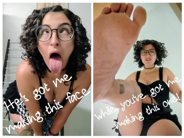 Sucking His Cock Gets Me Sopping, But Just Glancing at Yours Makes Me Sick - You Pathetic Loser picture 1 of 1