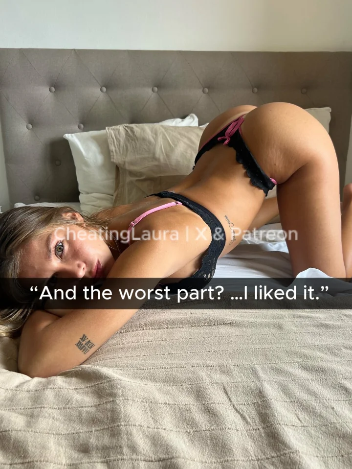 Her Snap Sesh Turns Sizzling Steamy — Hubby's Clueless While She Gets Fucked picture 12 of 13
