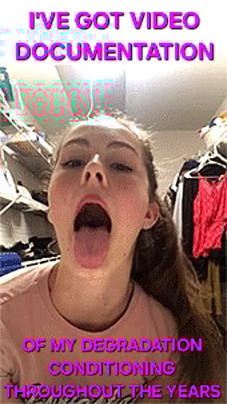My gal’s a filthy goon slut'
