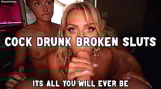 You're a cock-craving slut, admit it!'