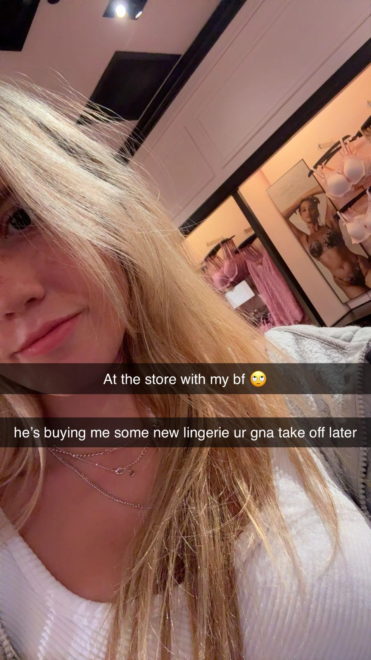 18F's new lingerie got me soaking wet but my BF's tiny dick can't hit the spot—let's sext hard until we both explode picture 2 of 3