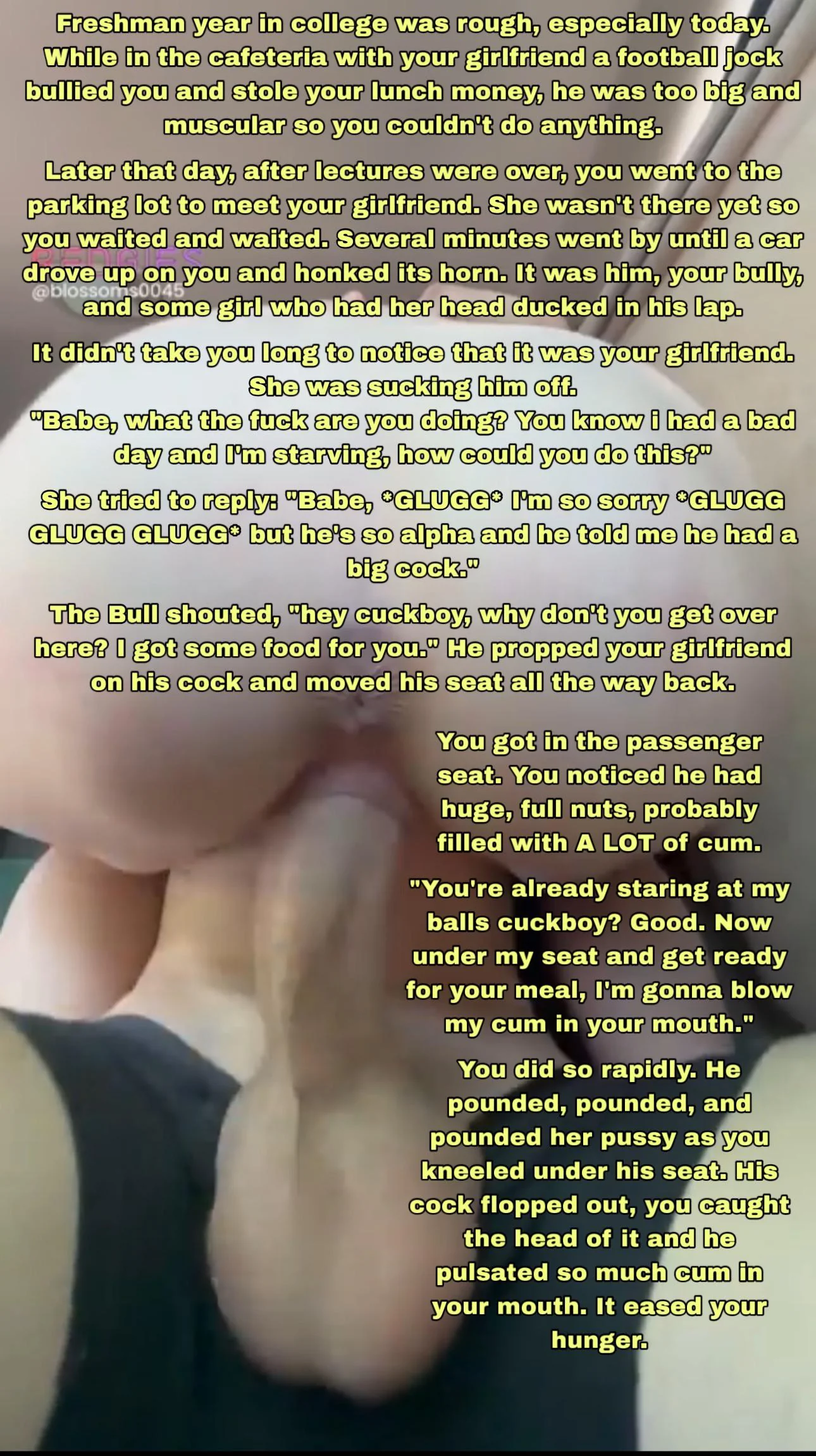 Bully's Cum-Dump Lunch Date picture 1 of 1