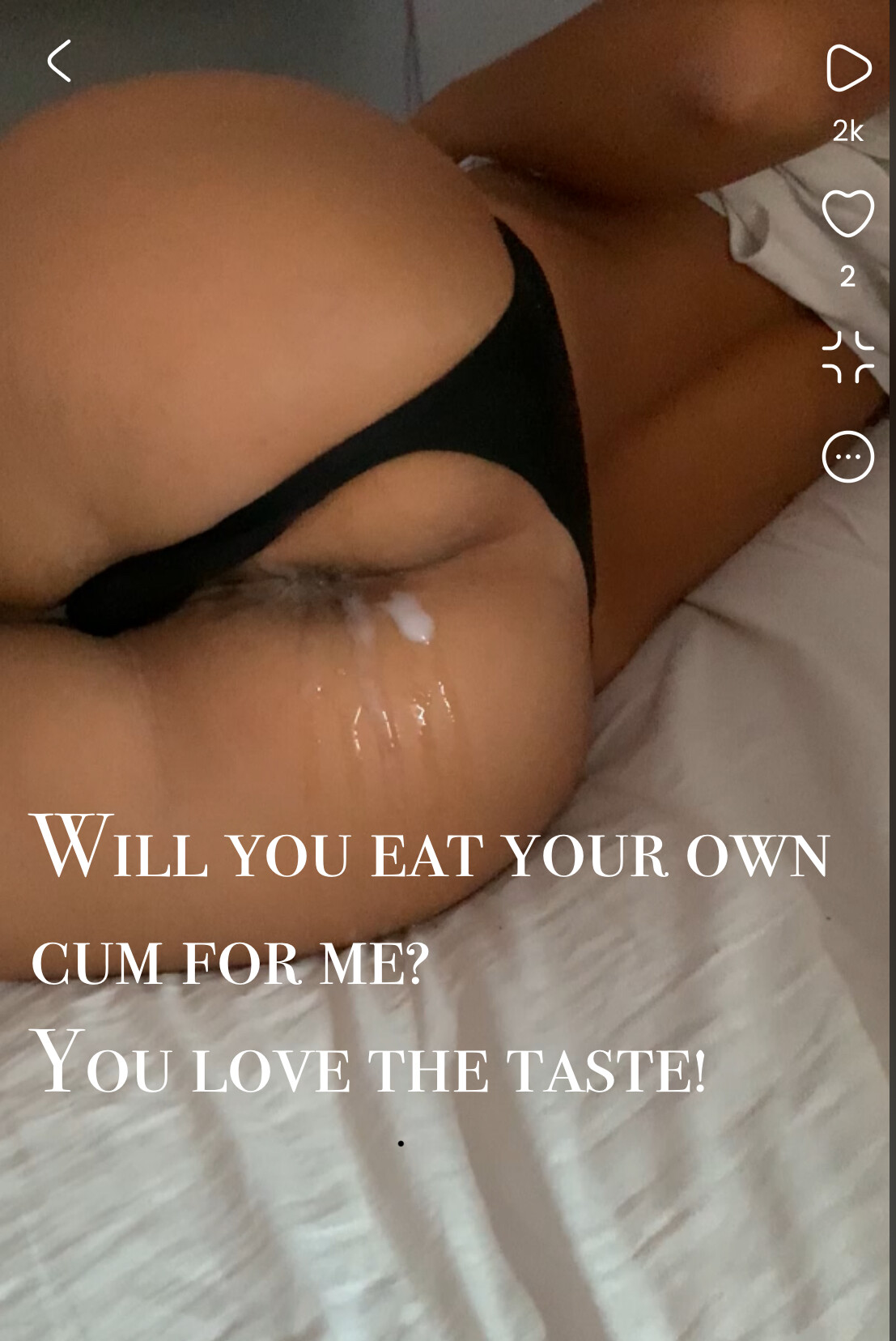 Filthy Cuck Cleanup Slut - Lick That Bull's Seed! picture 1 of 1