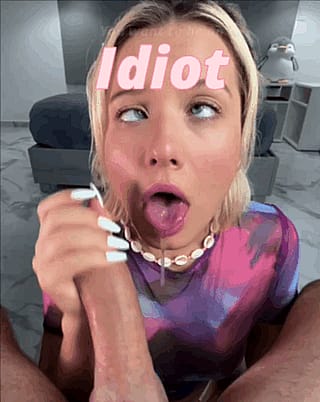 Dumb Bimbo Brainwashed for Dick'