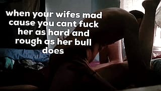 Pathetic cumdump gets used as a living dildo while she craves real cock'