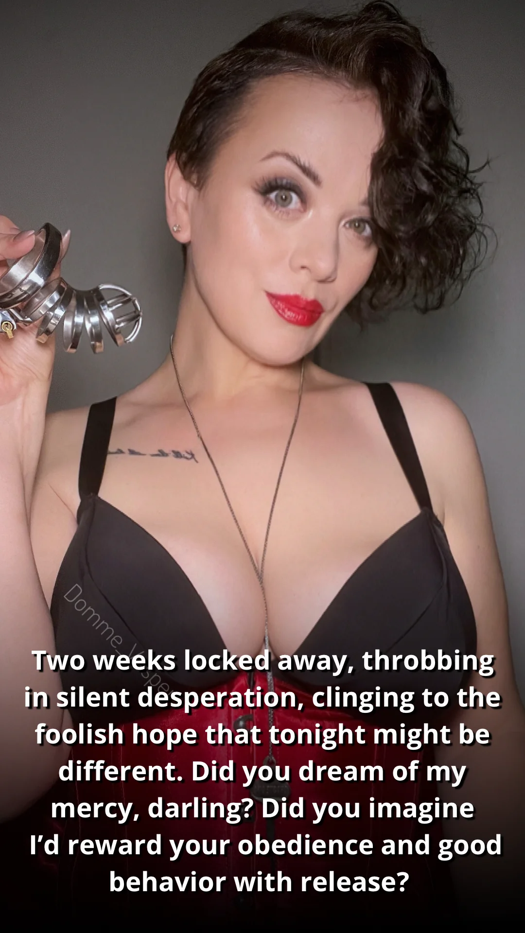 Two weeks and you're already this needy? Babe, the real fun has just kicked off picture 1 of 1