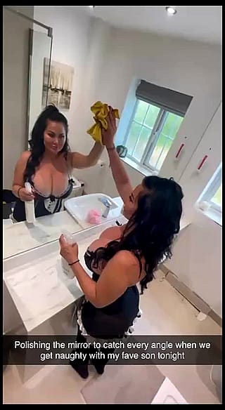 Filthy Mirror Fuck Session With My Boy'