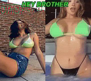 Damn bro check out these jiggly jugs!'