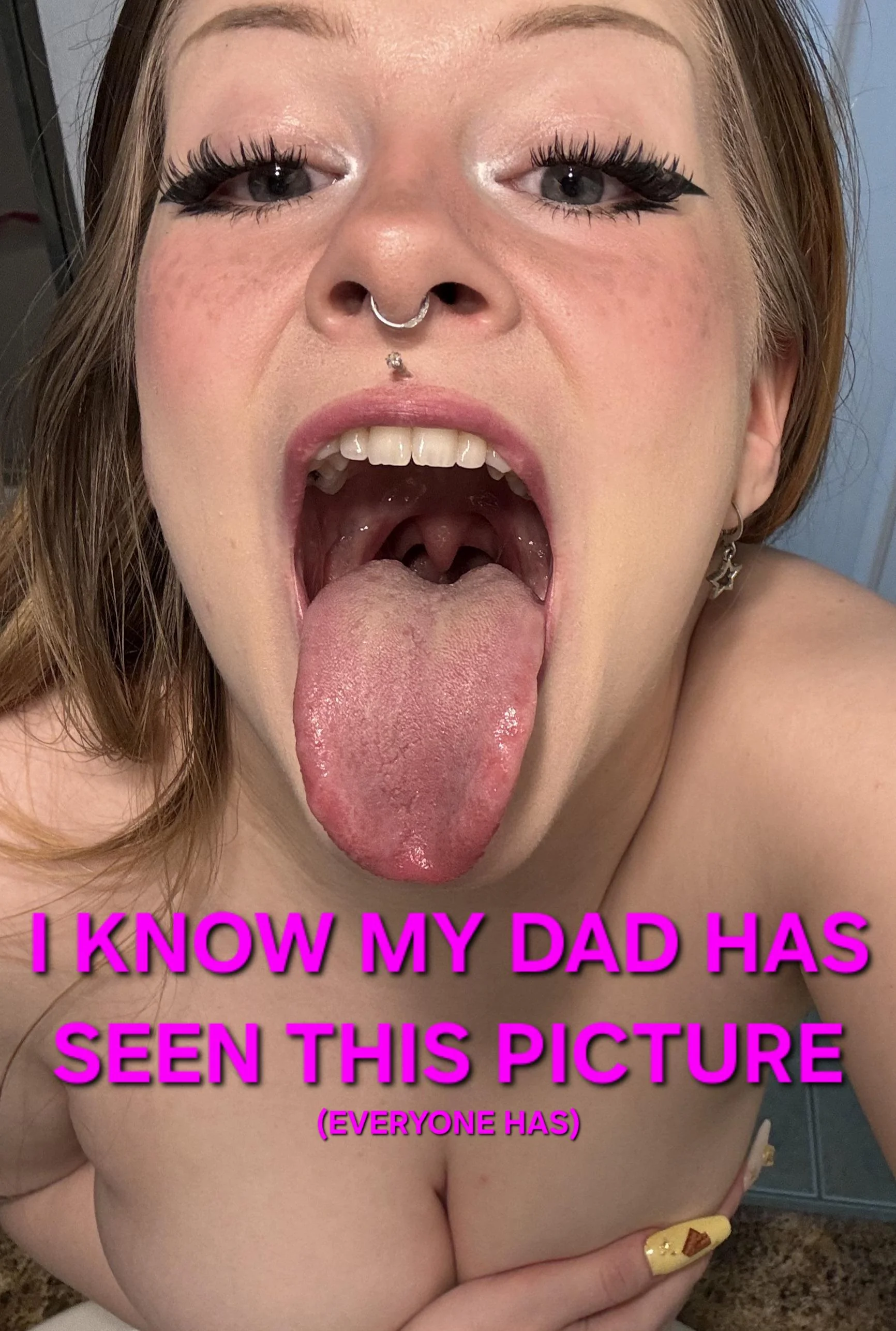 My little girl knows her place, showing off for daddy with that dirty training. picture 1 of 1