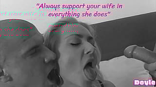Filthy Cuck's Slut Wife Gets Drained by Bull's Load'