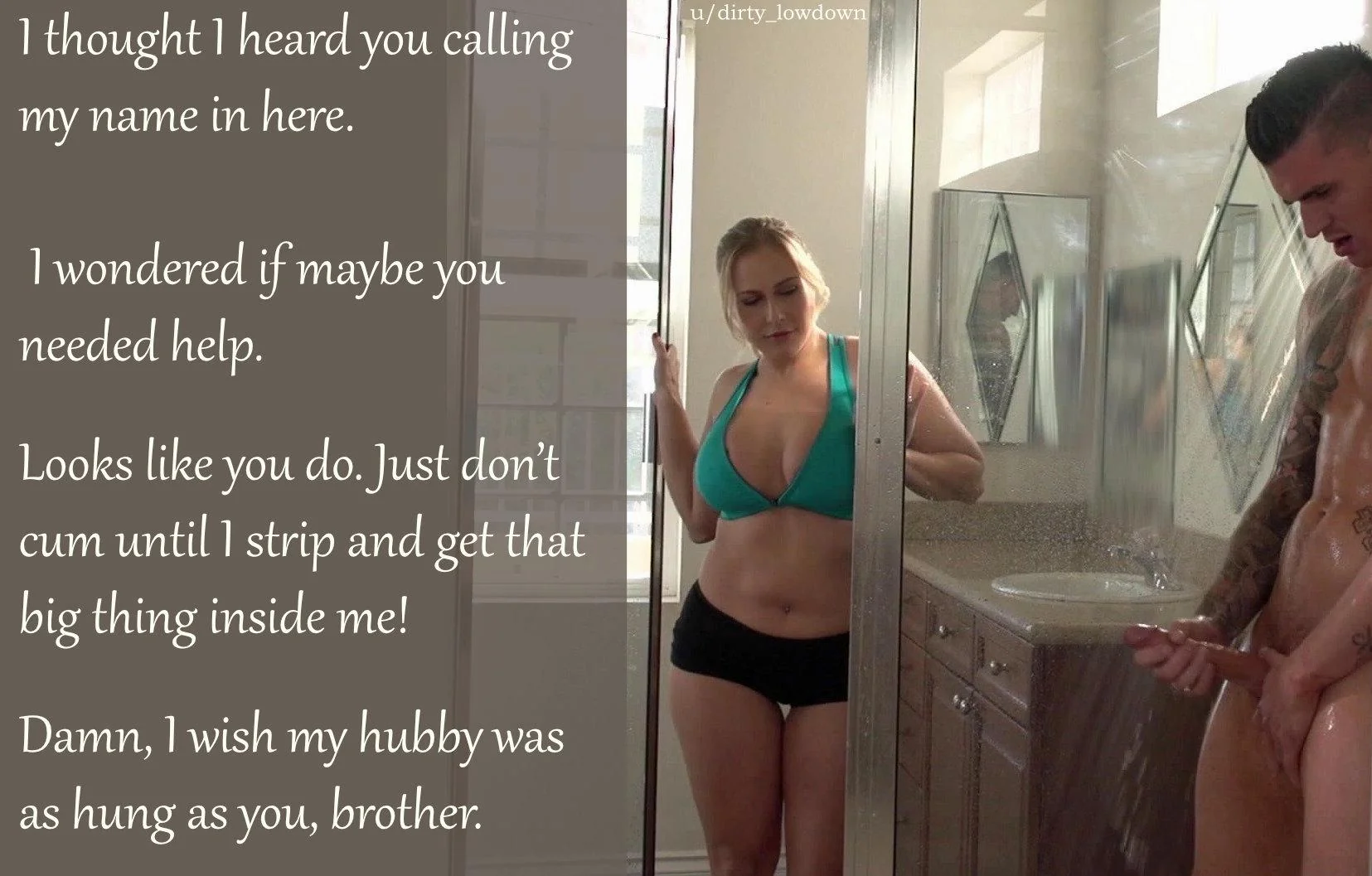 Echoes of Lust in the Steamy Shower picture 1 of 1