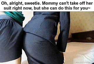 Mommy's Secret Desires In Her Tight Suit'