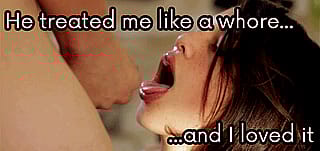 That instant she clocks it and gets even more soaked cuz of it'