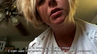 Filthy Blonde MILF Goes Wild in Shameless Fuck Fest'