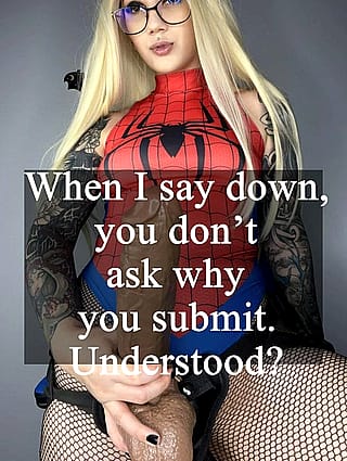 Bend over and take it like a good boy for Mommy's strap-on'