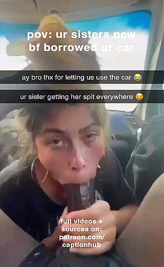 Ur car's a sticky mess 'cause I was jacking off to u, perv'