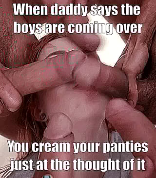 Daddy's Filthy Crew Raw-Doggin' His Eager Sissy Slut'