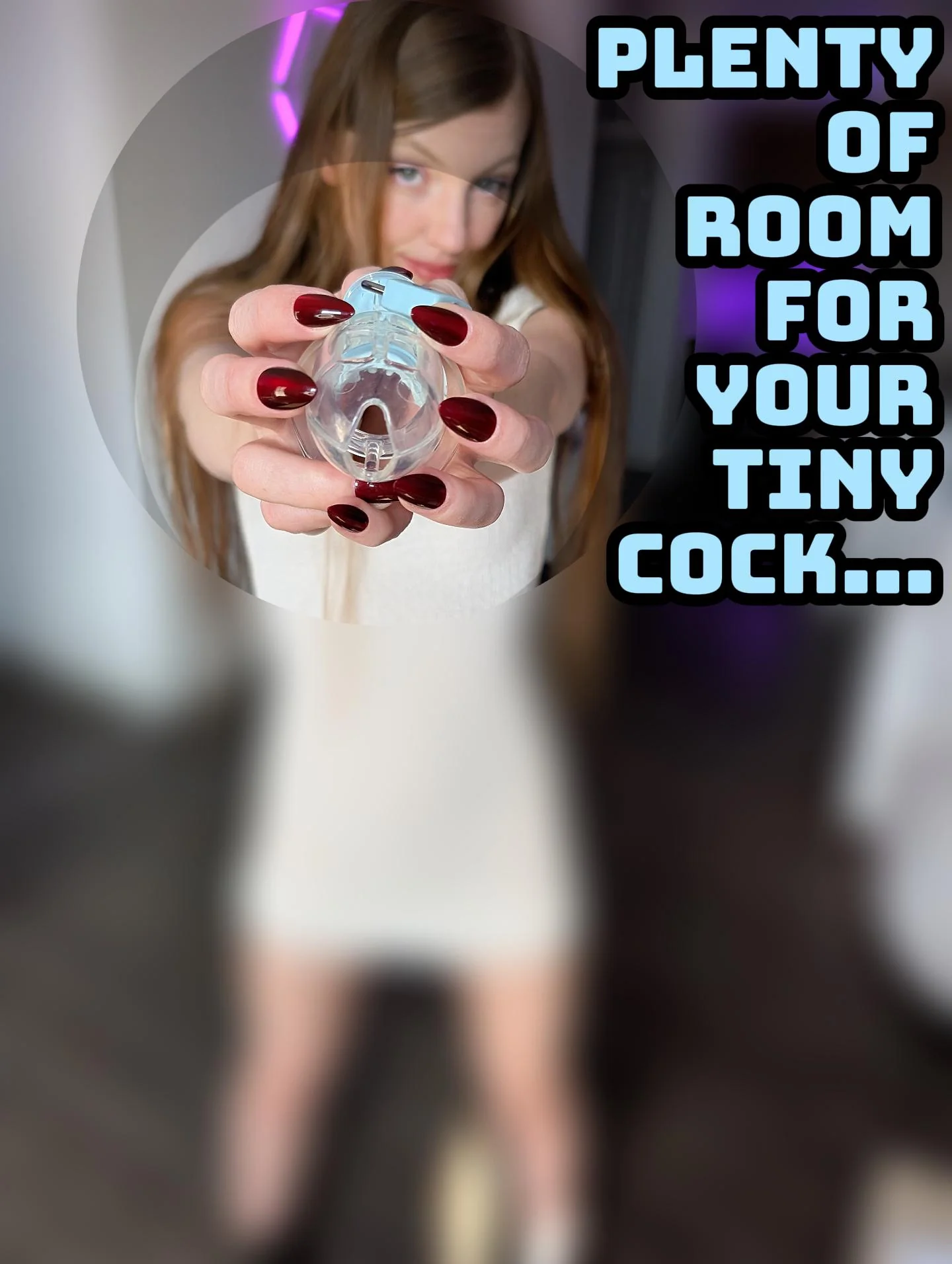 Locked and Loaded for a Month of Teasing, Slut? picture 1 of 1