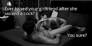 Your wife's been gagging on my dick—bet you love her sloppy seconds'