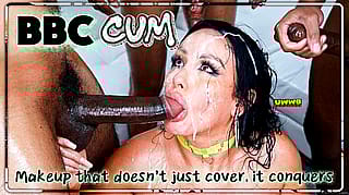 BBC Makeup Slut Gets Glazed by a Monster Cock'