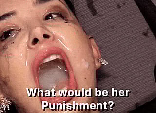 Cum-Guzzling Slut Learns Her Position with a Throat-Penalizing Load'
