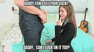 Daddy would never say no to his little girl'