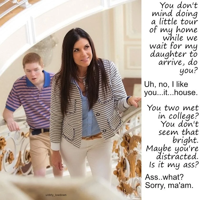 Mom would really rather her baby girl dropped out of college and lived at home, but then where would her daughter be able to scout for so many eager young cocks for them to share? picture 2 of 10