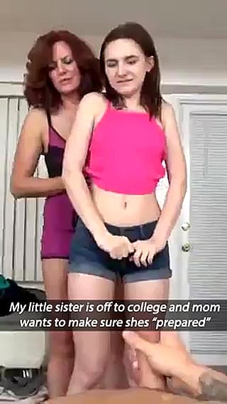 Mom and I decided to prepare my sister before she leaves for college'