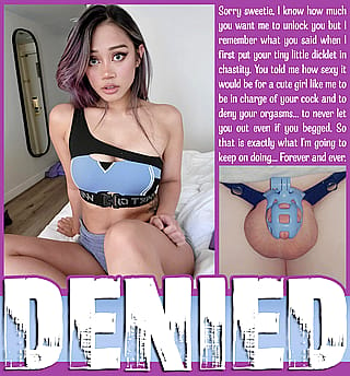 DENIED [chastity] [femdom] [denial]'