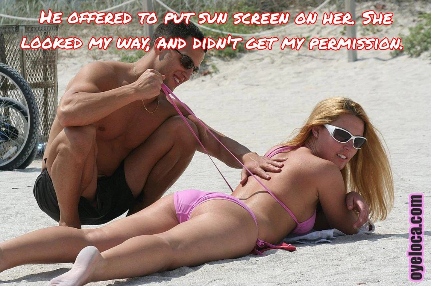 Wifey's Beach Slut Show - Total Strangers Getting a Free Peep Show picture 3 of 4