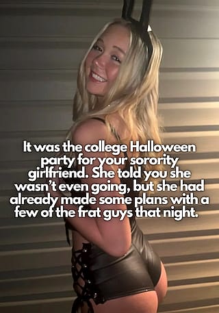 Halloween Slut's Getting Her Treat'