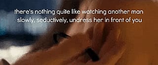 Watch Her Strip for Her Bull While Hubby Watches'
