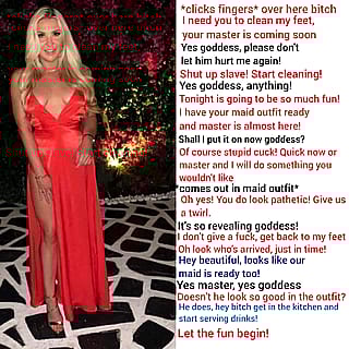 Filthy Maid Serves Her Horny Boss and His Goddess'