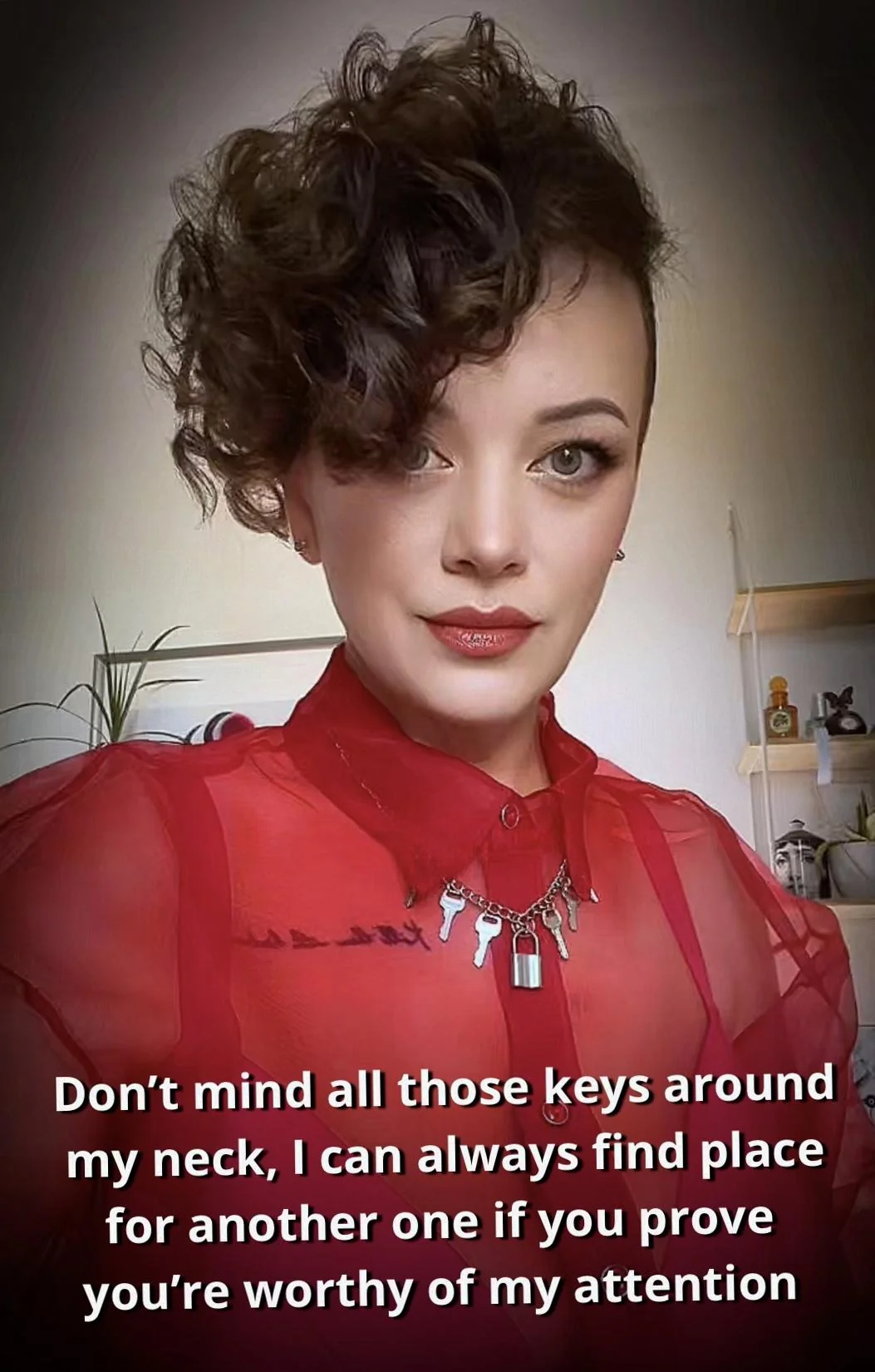 Lock that dick up and worship my key, bitch picture 1 of 1
