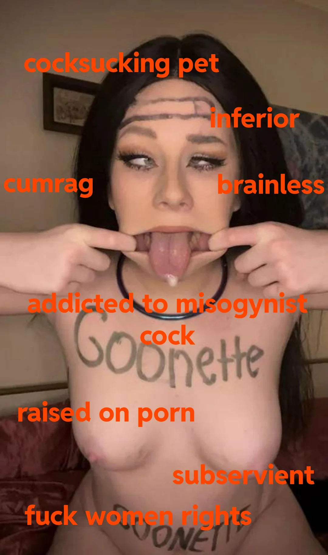 Gen Z sluts worship their depraved idols picture 1 of 2