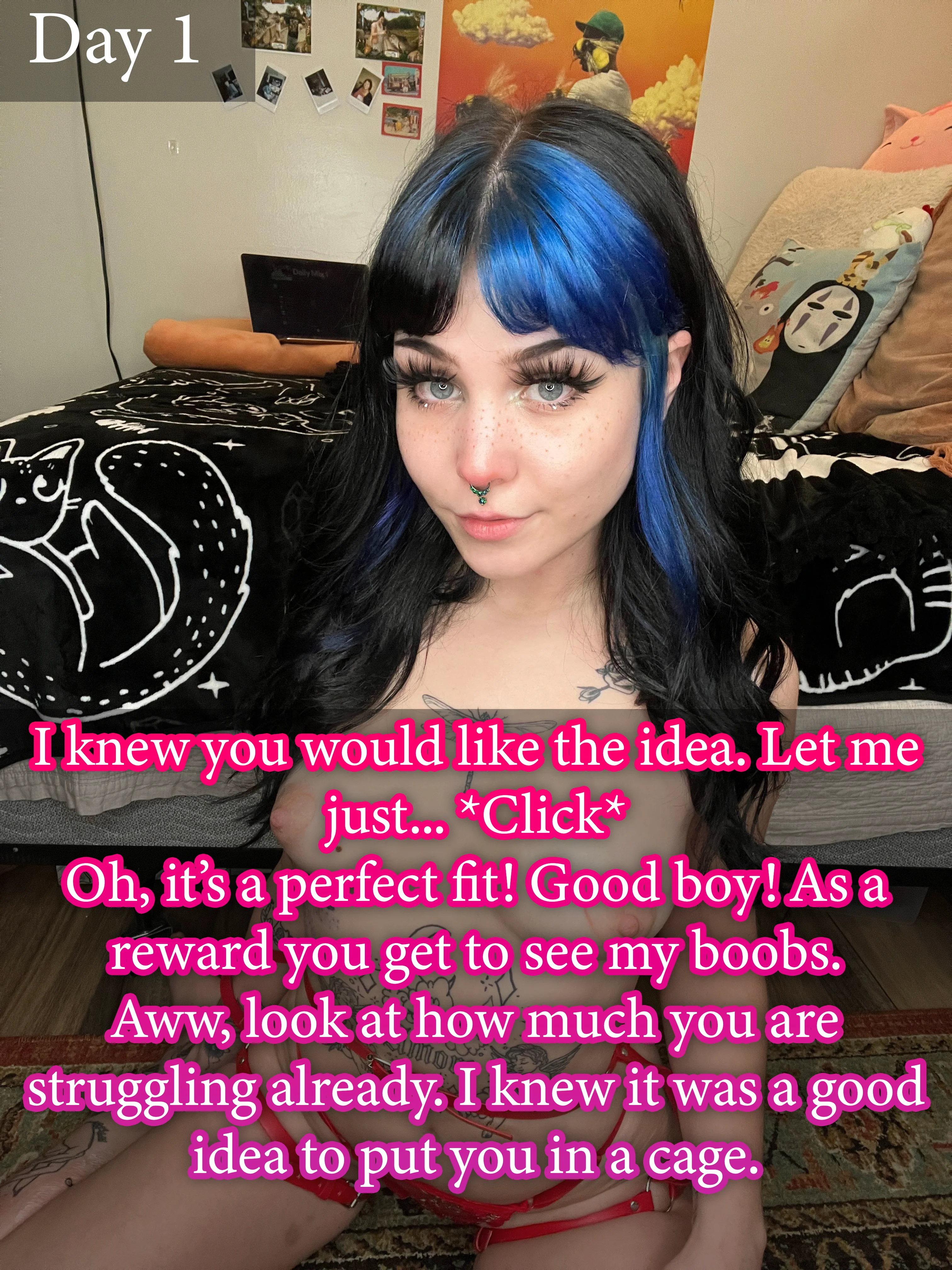 Your hot goth friends makes you an offer? Do you think you can handle her? picture 13 of 13