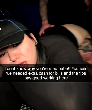 Broke AF, so your girl's working that tight body for extra cash'