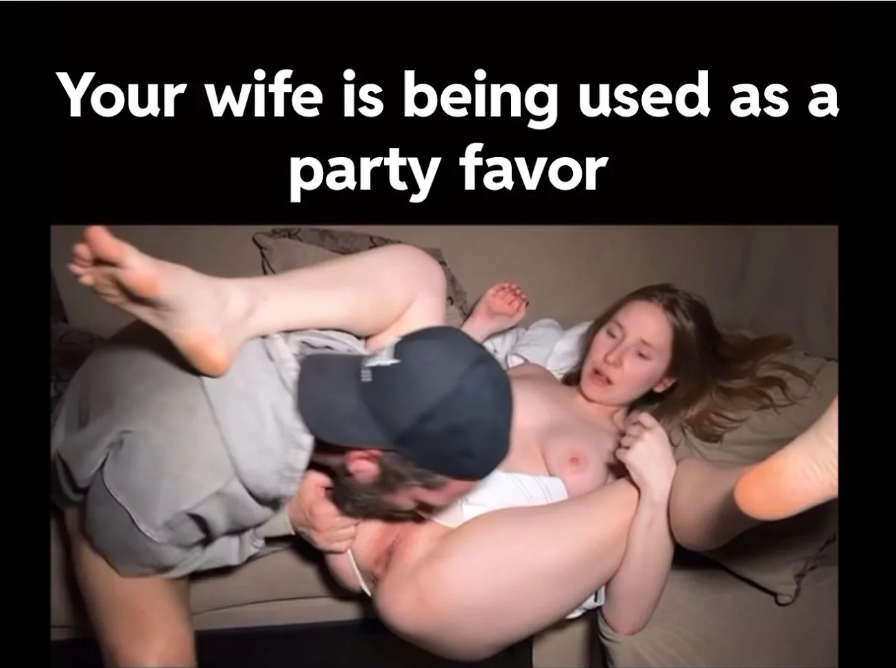 Wifey's Gonna Drain Every Cock at This Rager picture 1 of 1