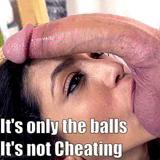 Naughty Wife Sneaks a Taste While Hubby's Away'