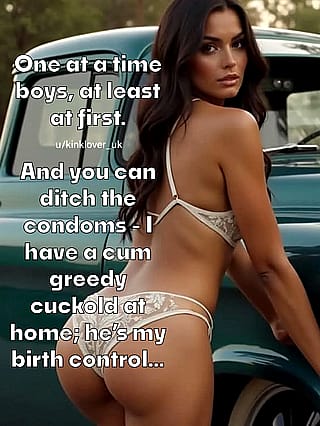Wanna breed this raw? Cucks gotta clean up the mess!'