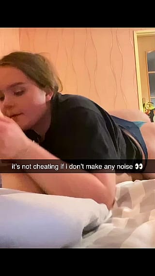 It’s not cheating because no one can catch us'