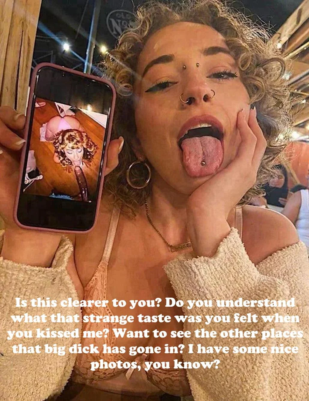 The best way to announce to your man that he's now a cuckold? picture 1 of 1