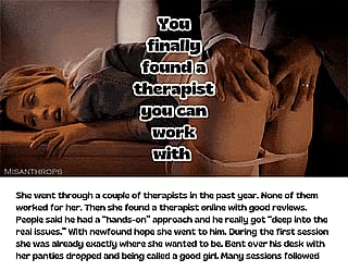 I know you went through a lot, and you are confused. You don't know if you like what happened to you or if you feel bad about it. You need help to find your true emotions, your feeling, your needs. I can help you. I will show you the truth and who you are.'