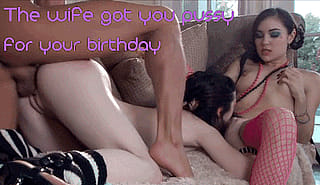 Wifey gives the best birthday gift'