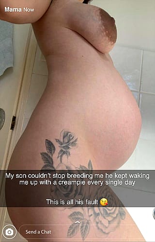 Mommy's Little Sex Fiend Can't Keep His Hands Off Her'